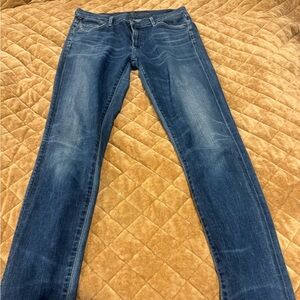 Citizens Of Humanity medium Dark Blue Denim Jeans in “rocket high rise skinny”👖